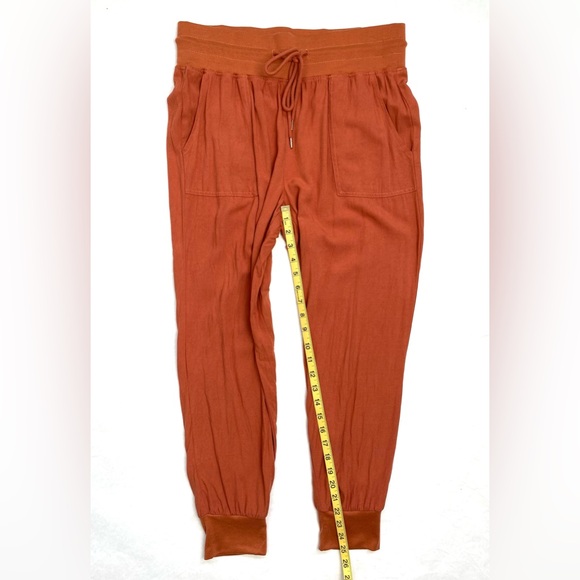 Rewash Women’s Orange/Rust Athletic Jogger Pants Drawstring Waist Pockets Size L - Picture 11 of 11